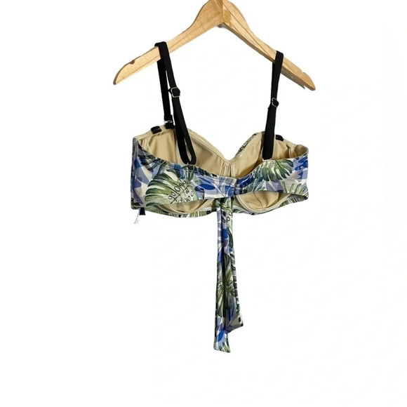 NWOT Swimsuits For All | Scout Underwire Bikini Top Tropical Floral TOP ONLY - Picture 7 of 11